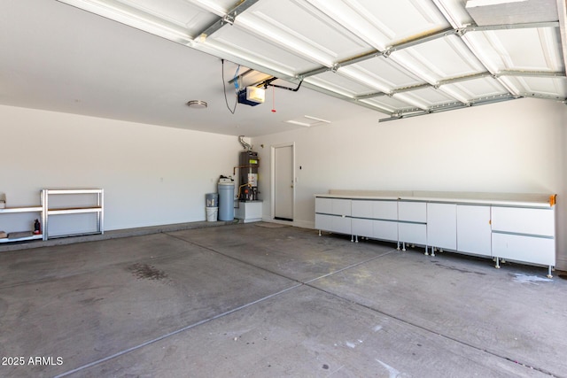 12838 W Desert Mirage Dr, Peoria, AZ 85383 - garage featuring a garage door opener and water heater
