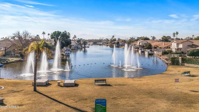 property view of water