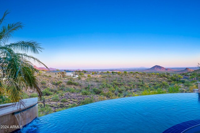 property view of water with a mountain view