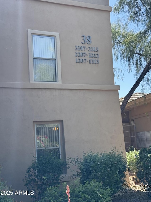 view of side of property