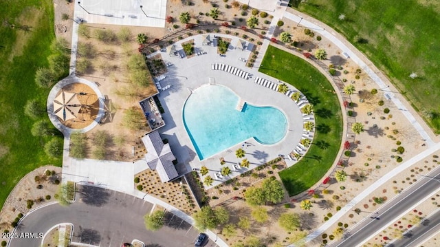 drone / aerial view