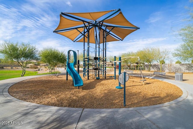view of communal playground