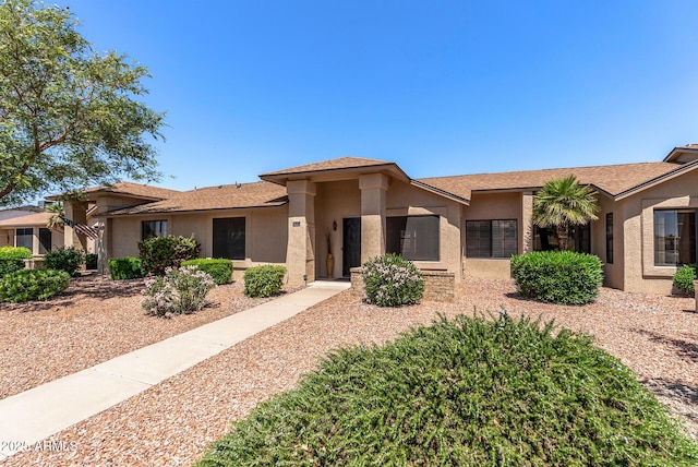 view of front of property with stucco siding