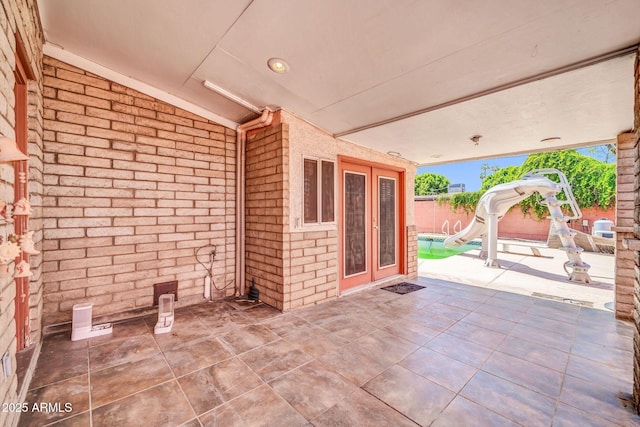 6217 W Orange Dr, Glendale, AZ 85301 - view of patio / terrace with french doors