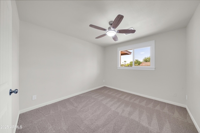8146 N 17th Dr, Phoenix, AZ 85021 - carpeted empty room featuring baseboards and ceiling fan
