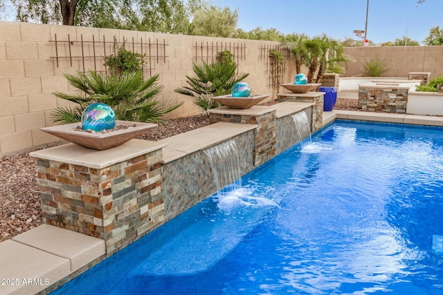 4453 S Huachuca Way, Chandler, AZ 85249 - view of pool with a fenced backyard