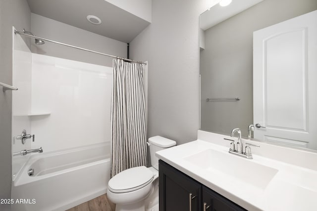 22421 N 34th St, Phoenix, AZ 85050 - bathroom with toilet, shower / bath combination with curtain, and vanity