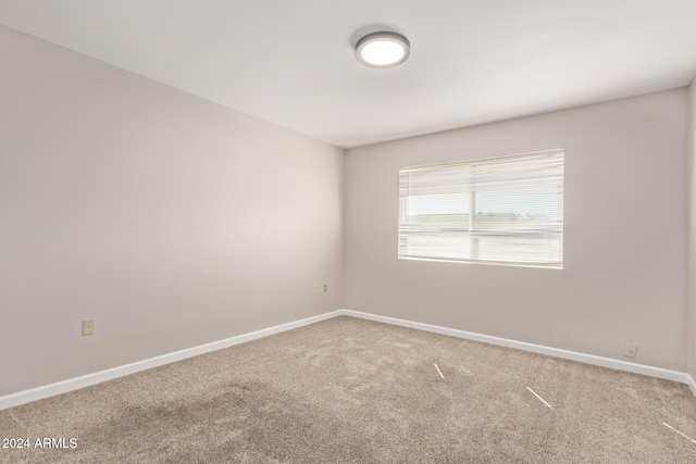 empty room with carpet floors