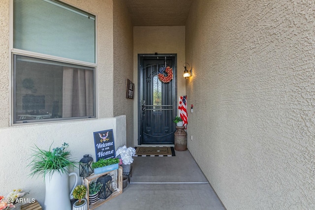 view of entrance to property