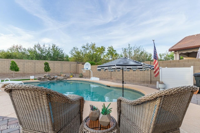 view of swimming pool