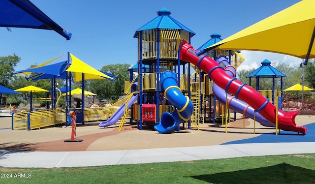 view of play area