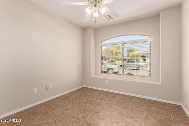 385 E Ironwood Dr, Chandler, AZ 85225 - empty room with a ceiling fan and baseboards
