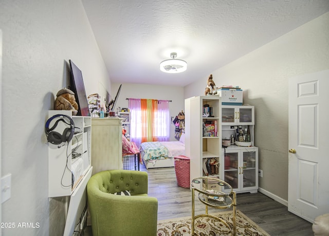 1853 N Rowen Cir, Mesa, AZ 85207 - bedroom featuring wood finished floors and baseboards