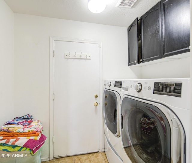 1853 N Rowen Cir, Mesa, AZ 85207 - washroom featuring cabinet space and separate washer and dryer