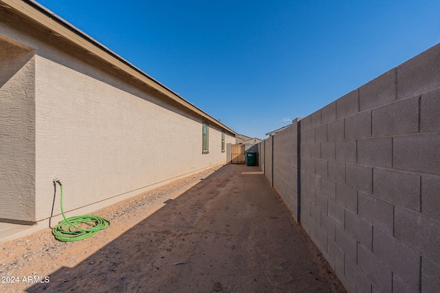 view of home's exterior featuring a patio area