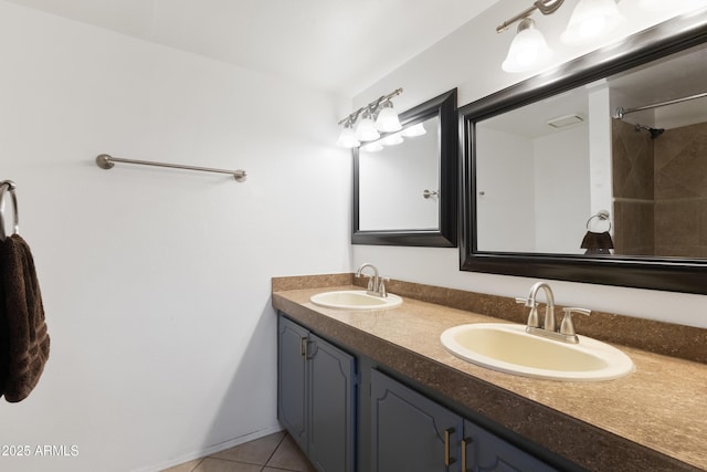 811 W 13th St, Tempe, AZ 85281 - bathroom with double vanity and tile patterned floors