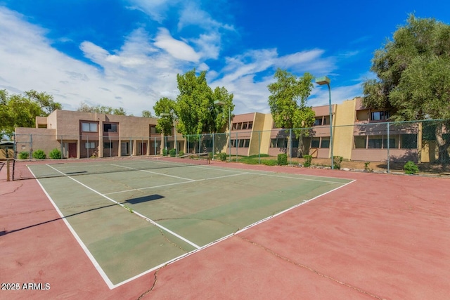 811 W 13th St, Tempe, AZ 85281 - view of tennis court with fence