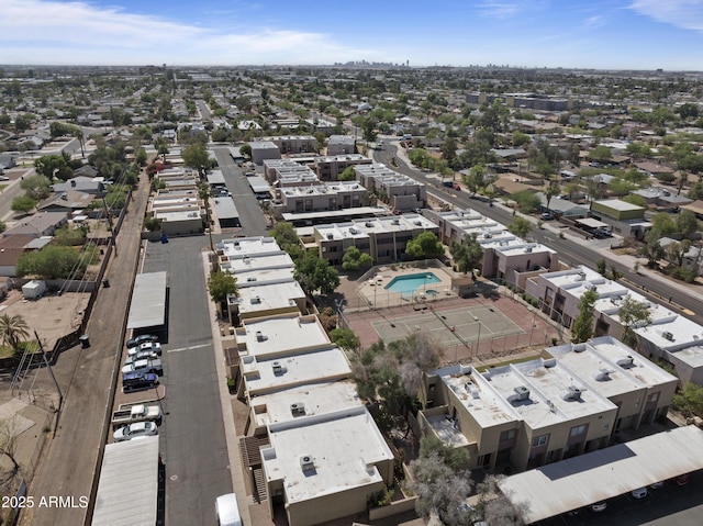 811 W 13th St, Tempe, AZ 85281 - aerial overview of property's location with a pool