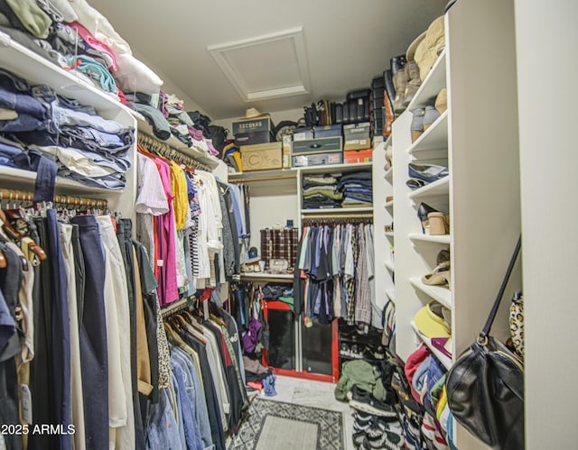 1217 S Longmore Ct, Chandler, AZ 85286 - spacious closet featuring attic access