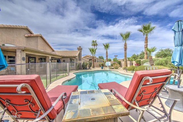 1217 S Longmore Ct, Chandler, AZ 85286 - view of swimming pool featuring a fenced backyard