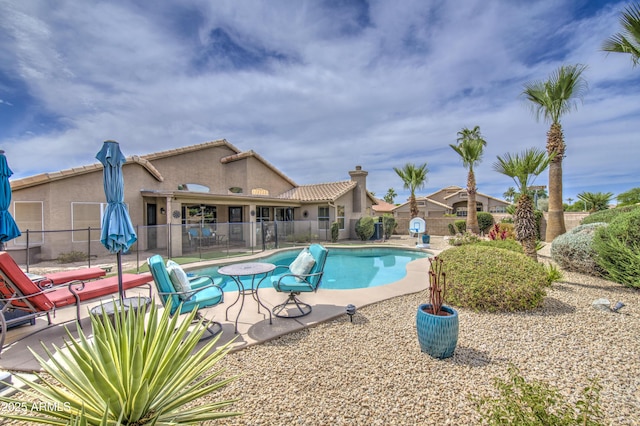 1217 S Longmore Ct, Chandler, AZ 85286 - view of swimming pool with a patio area