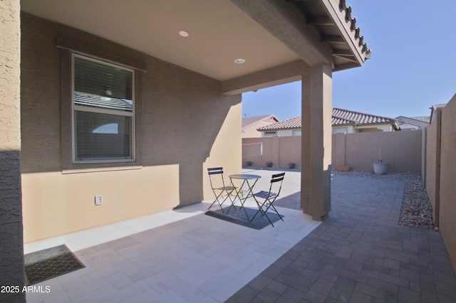 4149 E Appaloosa Rd, Gilbert, AZ 85296 - view of patio / terrace featuring a fenced backyard