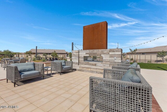 4149 E Appaloosa Rd, Gilbert, AZ 85296 - view of patio / terrace featuring fence