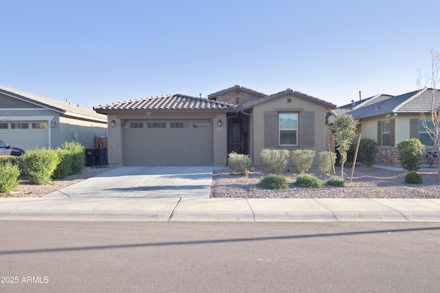 4149 E Appaloosa Rd, Gilbert, AZ 85296 - view of front of property featuring a tiled roof, stucco siding, and an attached garage