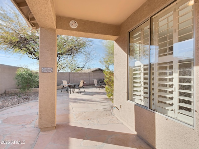 view of patio