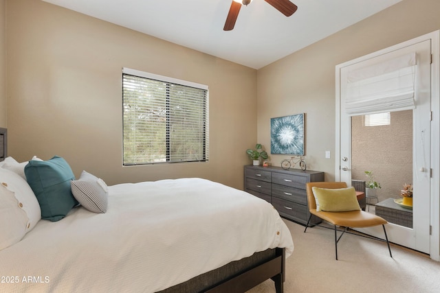 3330 S Gilbert Rd Unit 2090, Chandler, AZ 85286 - carpeted bedroom featuring multiple windows and a ceiling fan