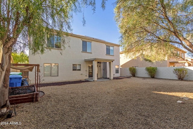 view of rear view of property