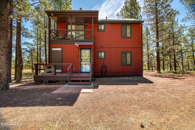 11 N County Road N1030 St, Greer, AZ 85927 - chalet / cabin with a balcony