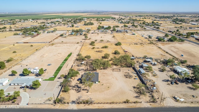 bird's eye view featuring a rural view