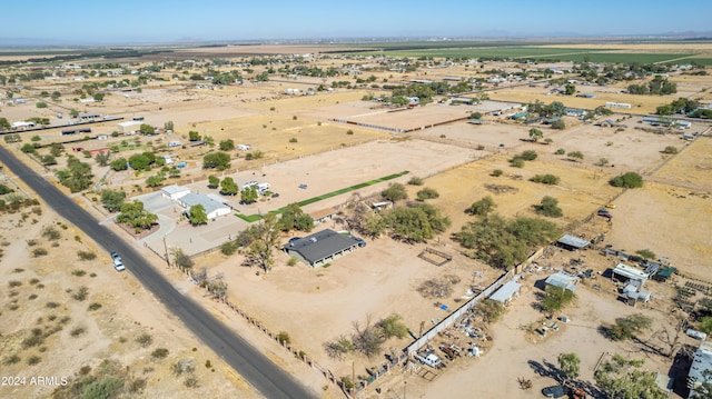 drone / aerial view featuring a rural view