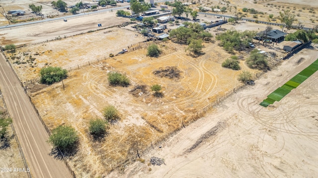 aerial view featuring a rural view