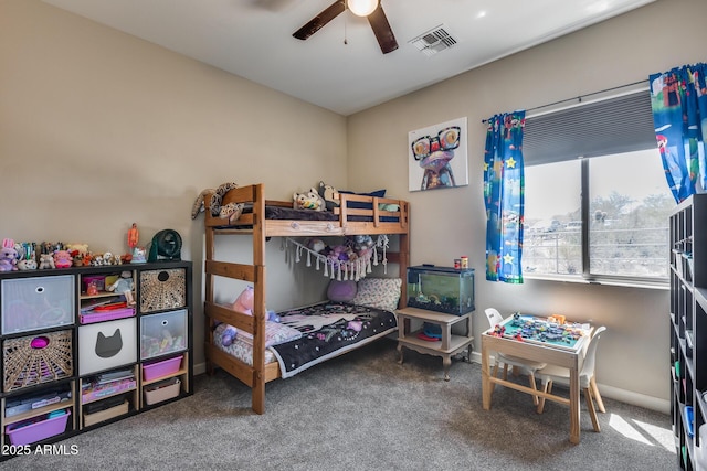 30511 N 162nd Way, Scottsdale, AZ 85262 - carpeted bedroom with ceiling fan