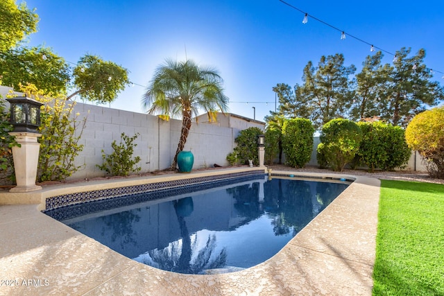 1201 E Campbell Ave, Gilbert, AZ 85234 - view of pool with a fenced backyard