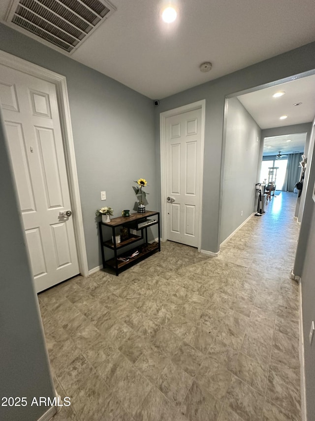 724 S 11th St, Coolidge, AZ 85128 - corridor featuring recessed lighting and baseboards