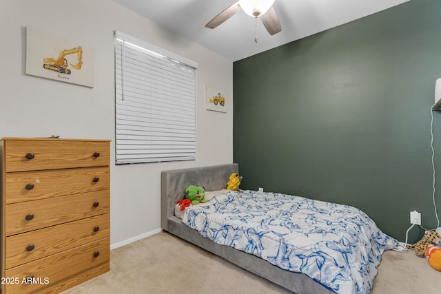 724 S 11th St, Coolidge, AZ 85128 - carpeted bedroom with ceiling fan and baseboards