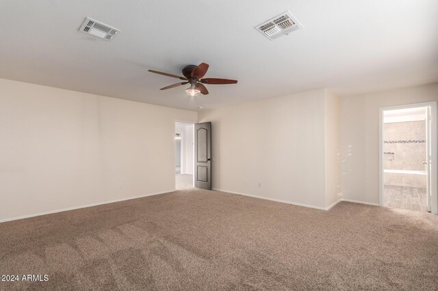 8143 E Obispo Ave, Mesa, AZ 85212 - empty room featuring carpet floors, ceiling fan, and baseboards