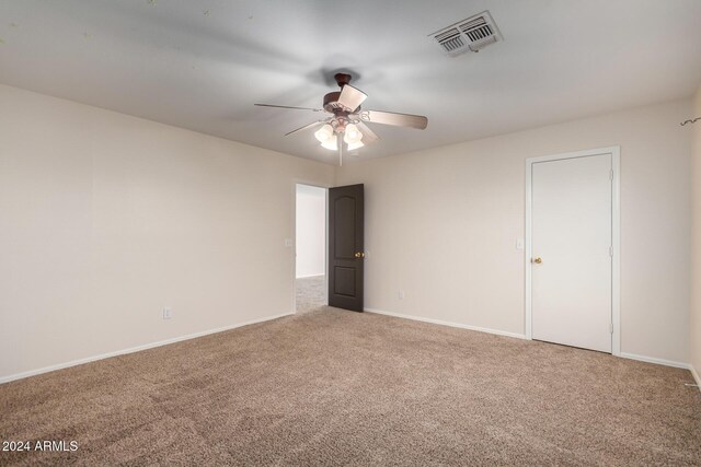 8143 E Obispo Ave, Mesa, AZ 85212 - carpeted empty room featuring ceiling fan and baseboards