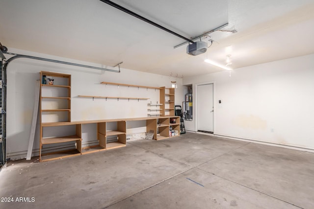 8143 E Obispo Ave, Mesa, AZ 85212 - garage with a garage door opener and secured water heater