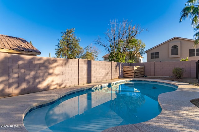 8143 E Obispo Ave, Mesa, AZ 85212 - view of pool featuring a fenced backyard