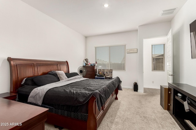 3832 W Mcneil St, Laveen, AZ 85339 - bedroom with light colored carpet, baseboards, and recessed lighting
