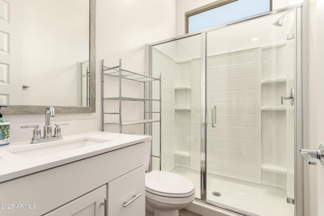 3832 W Mcneil St, Laveen, AZ 85339 - full bathroom with a stall shower, vanity, and toilet