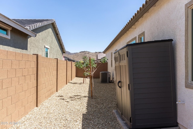 3832 W Mcneil St, Laveen, AZ 85339 - fenced backyard featuring central air condition unit