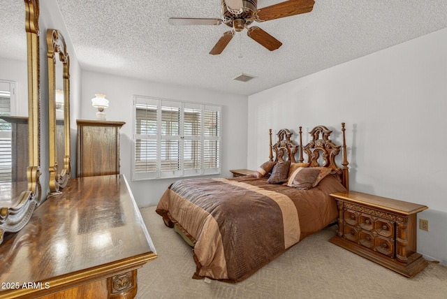 9839 W Utopia Rd, Peoria, AZ 85382 - bedroom with a textured ceiling and a ceiling fan