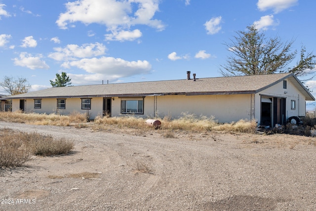 view of ranch-style home