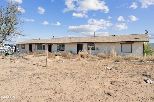 view of rear view of property