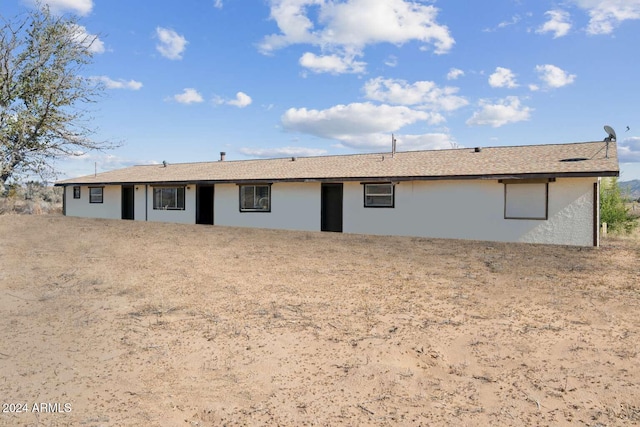 view of rear view of property